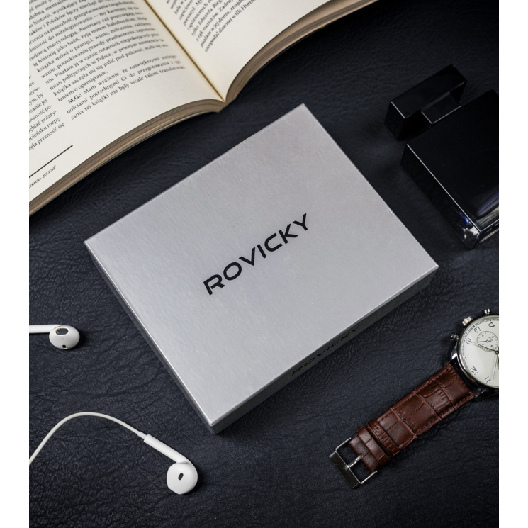 Rovicky férfi RFID bőr pénztárca CPR-021-BAR