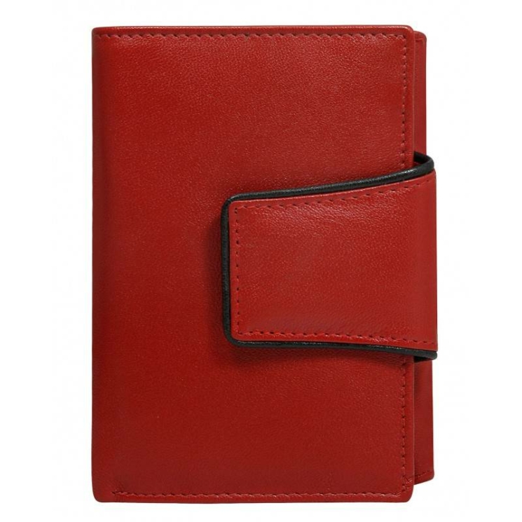 Női bőr pénztárca RD-03-GCL-NL RED
