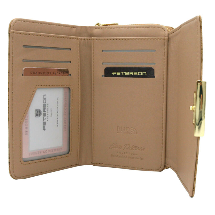 PETERSON PTN 001-FL öko bőr RFID pénztárca