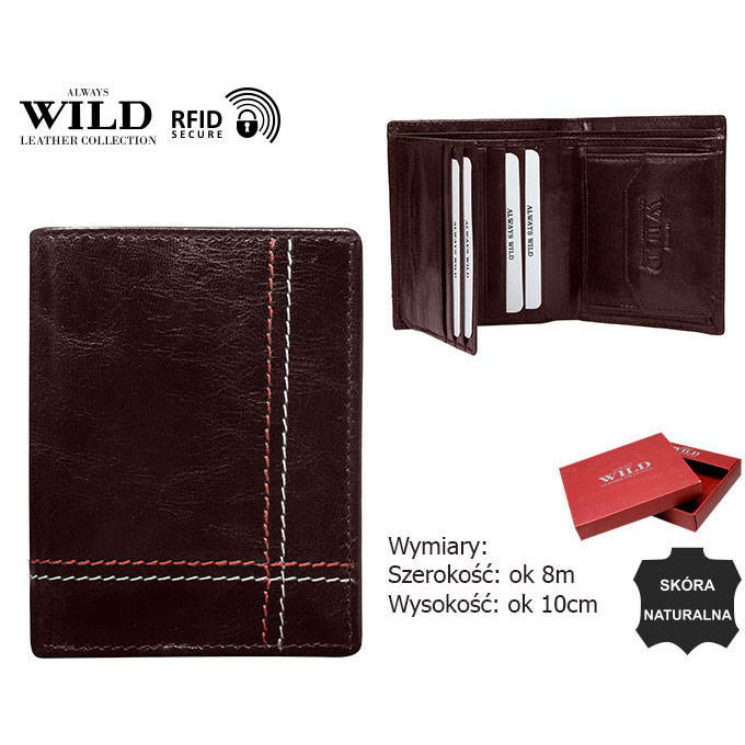 ALWAYS WILD RFID bőr pénztárca N20197-VTK-D