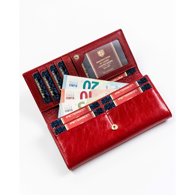 PETERSON PTN PL-721 RFID bőr pénztárca