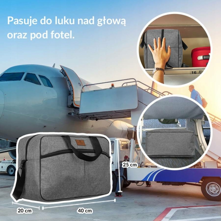 Peterson Fedélzeti táska Ryanair fedélzeti ingyenes méret 40 x 20 x 25 cm