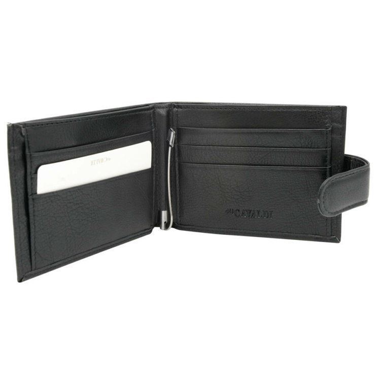 Férfi PU+bőr pénztárca M620L-PU-6793 fekete