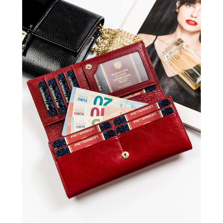 PETERSON PTN PL-721 RFID bőr pénztárca