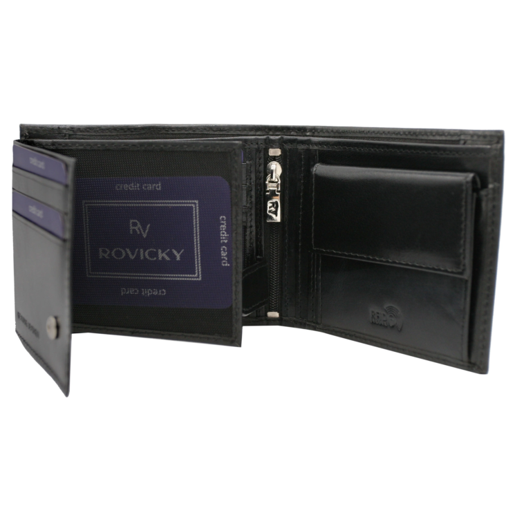 RFID bőrtárca ROVICKY RV-70616-BCA RV-70616-BCA