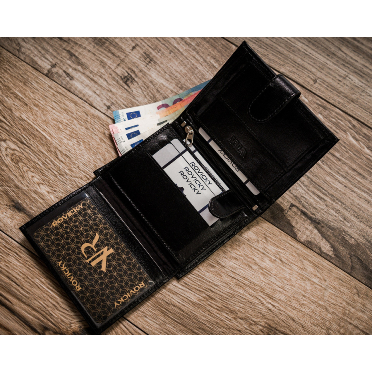 Férfi RFID bőr pénztárca ROVICKY R-RM-10L-GCL