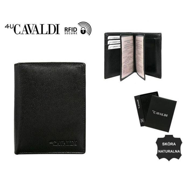 CAVALDI 0800-BS RFID bőr pénztárca