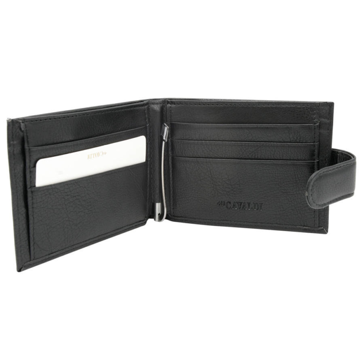 Férfi PU+bőr pénztárca M620L-PU-6793 fekete