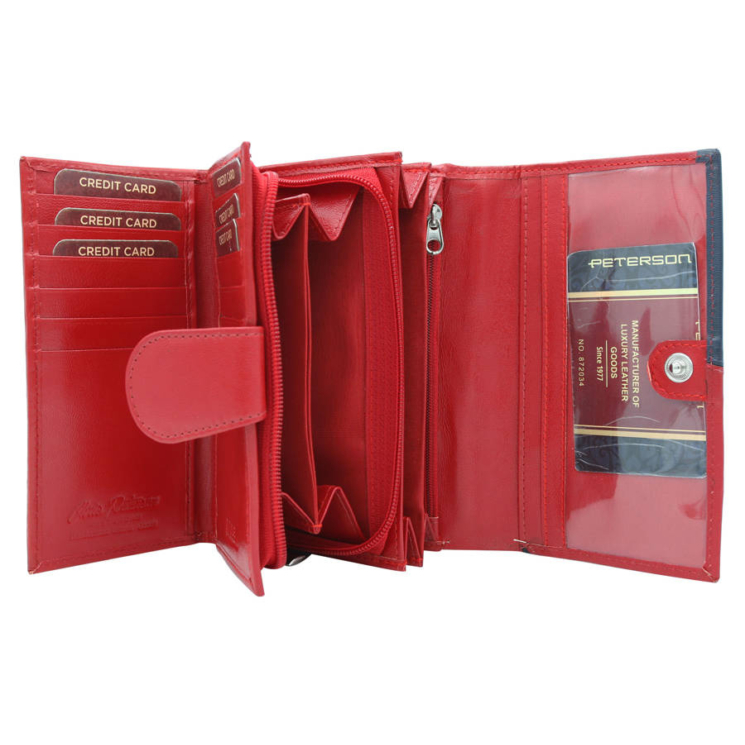 PETERSON PTN RD-21-GCL-Y RFID bőr pénztárca