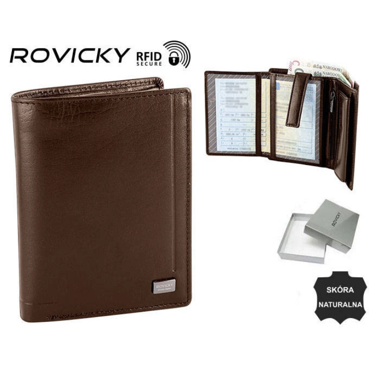 RFID bőrtárca PC-104-BAR Barna