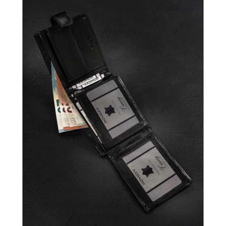 RFID bőr pénztárca ROVICKY RV-70616-9-BCA