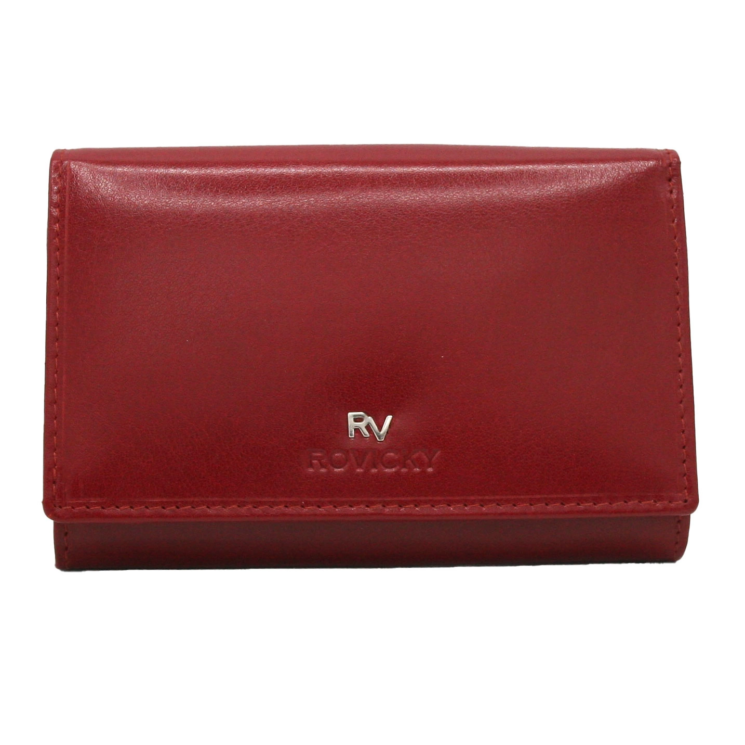 Női bőr pénztárca RV-27079-BCA Piros