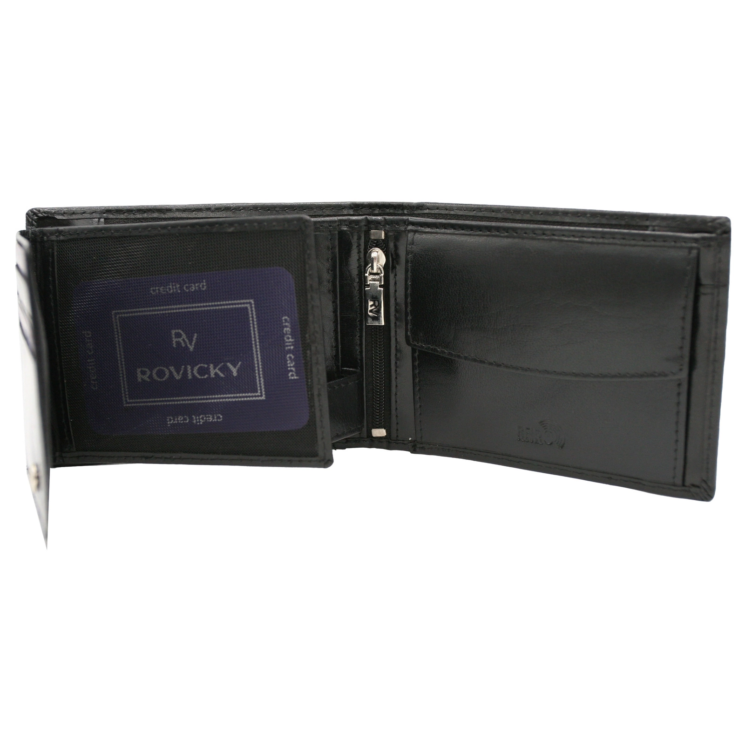 RFID bőr pénztárca ROVICKY RV-7680286-BCA RV-7680286-BCA