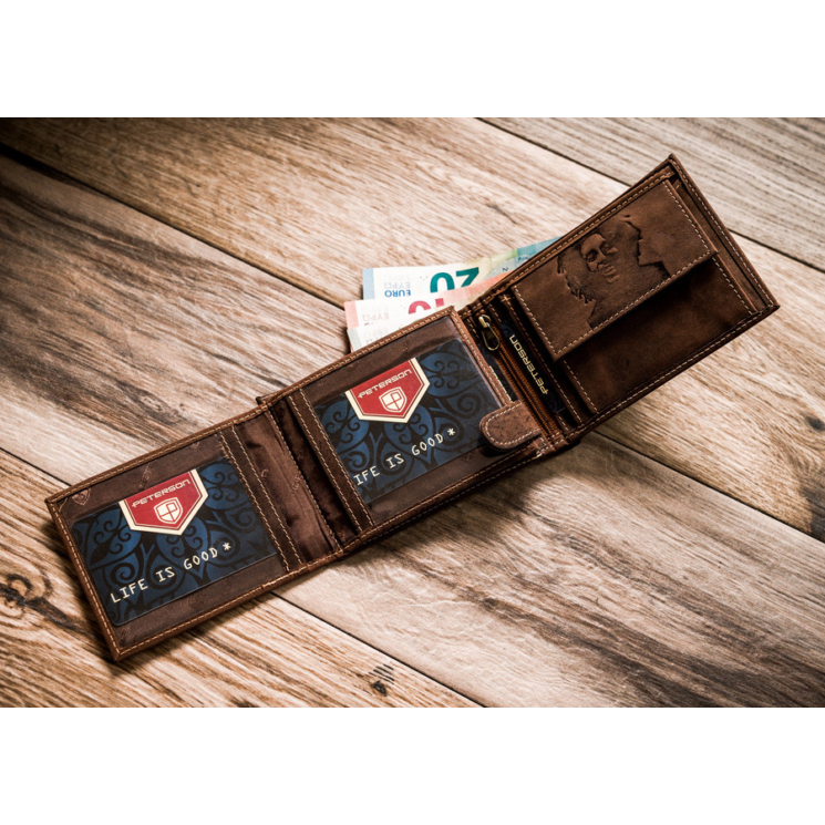PETERSON PTN 304BOB RFID bőr pénztárca