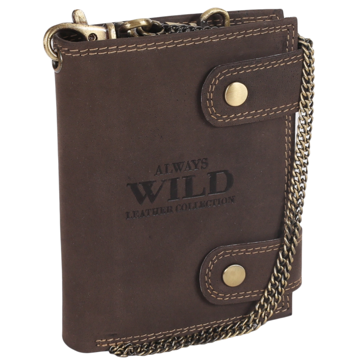 Bőr pénztárca 2901-BIC BROWN