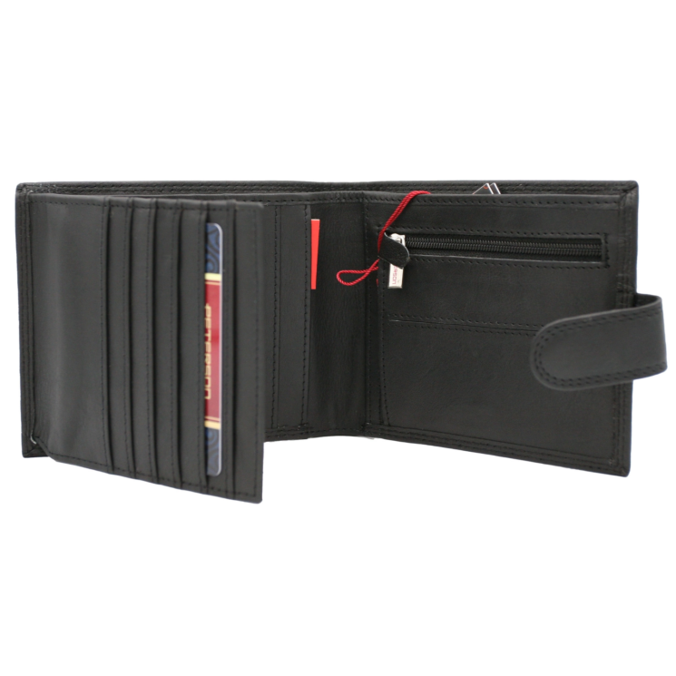 Bőr pénztárca PTN MR-08L-CN BLACK