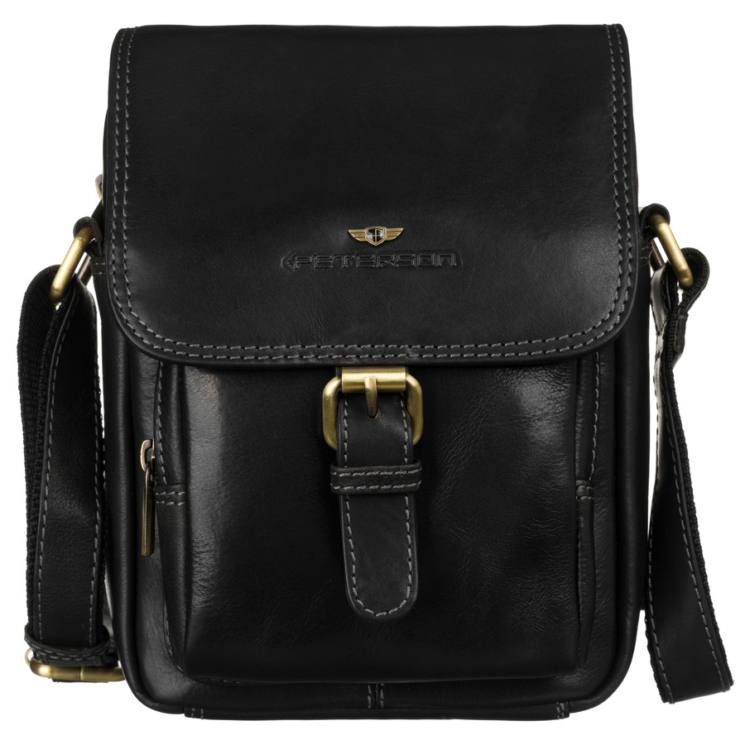 Bőr táska PTN TB-012-COM BLACK