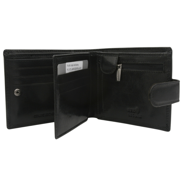 ROVICKY bőr RFID pénztárca PC-107L-BAR
