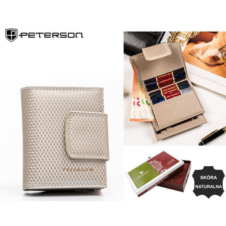 PETERSON PTN 42329-SBR piros RFID bőr pénztárca
