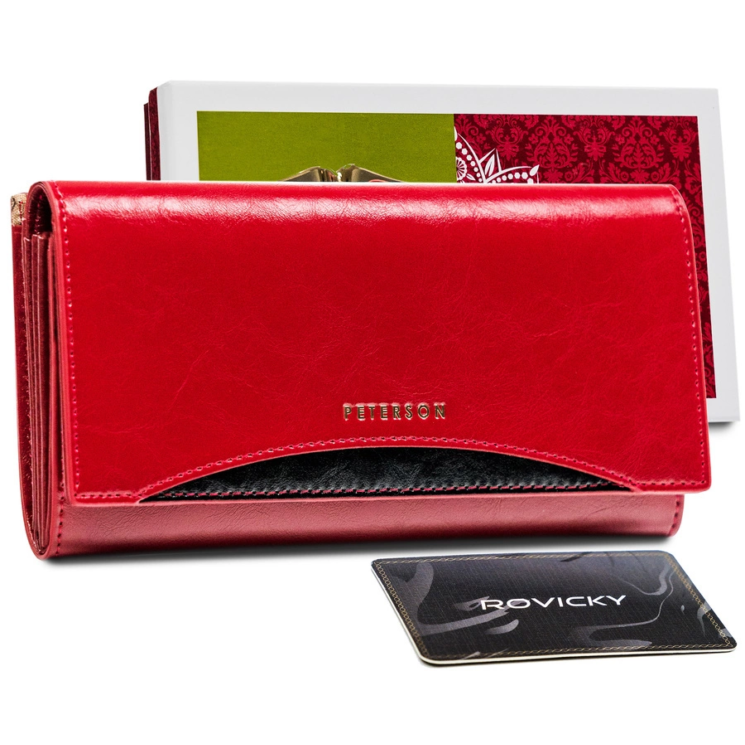 PETERSON PTN PL-721 RFID bőr pénztárca