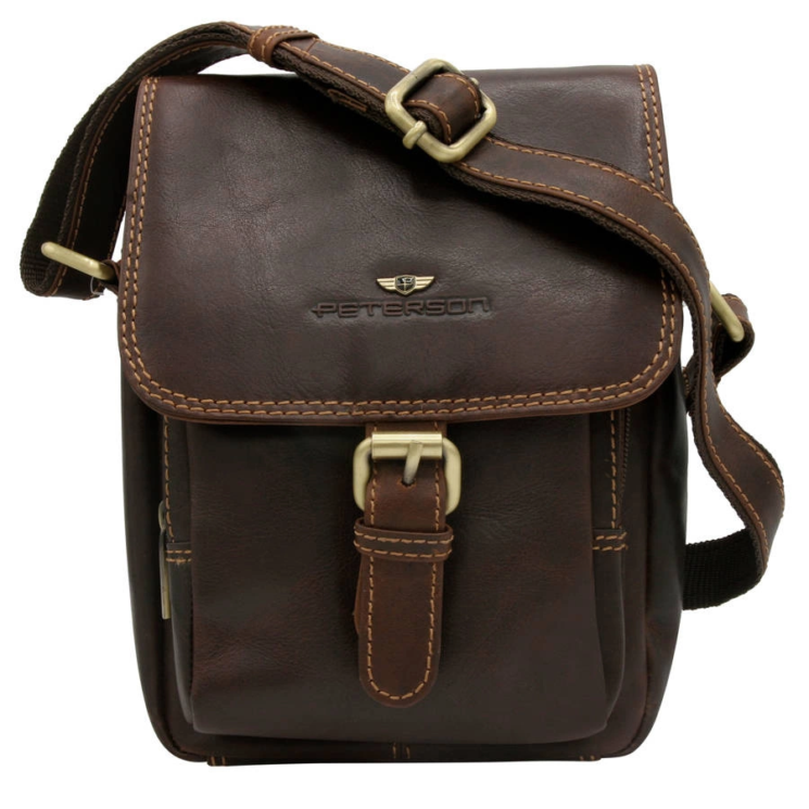 Bőr táska PTN TB-012-COM BLACK