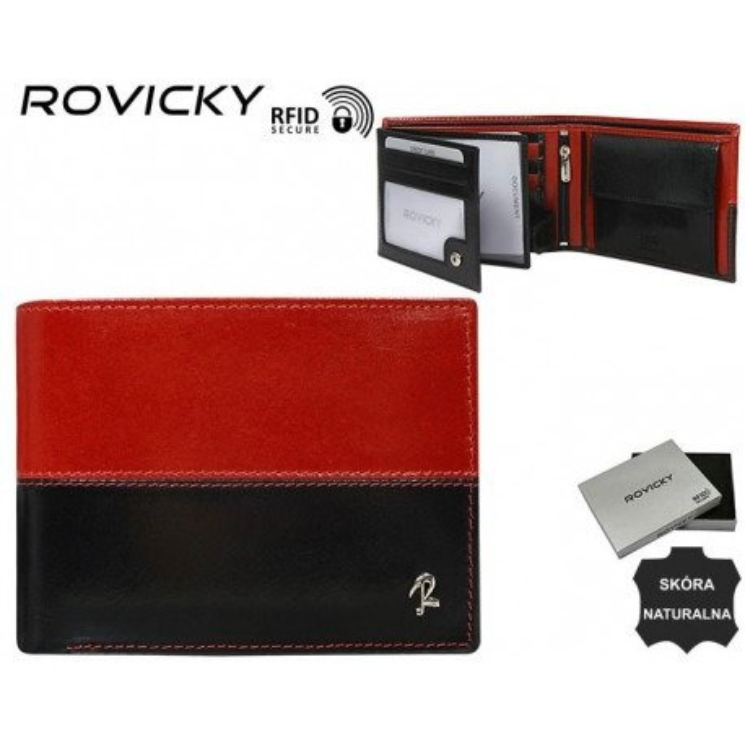 ROVICKY N992-VT2 RFID bőr pénztárca