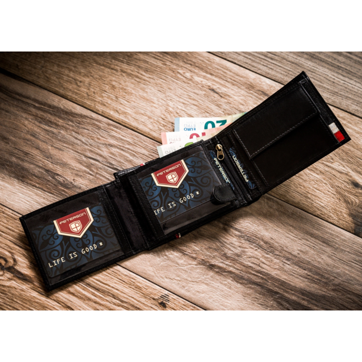 PETERSON PTN 304P-02 RFID bőr pénztárca