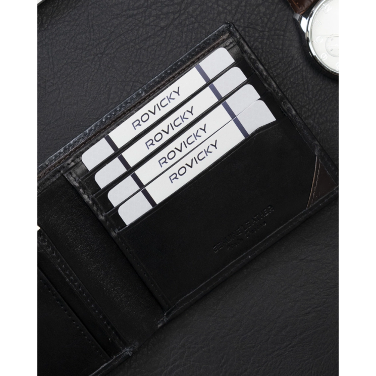 ROVICKY RFID bőr pénztárca N993-RVTM-GN