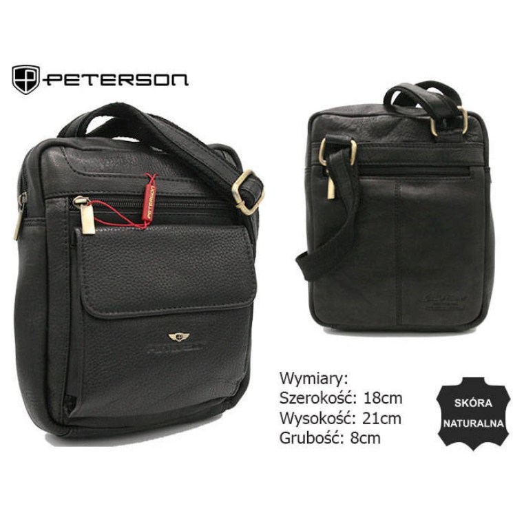 PETERSON bőrtáska PTN-PR-99-NDM