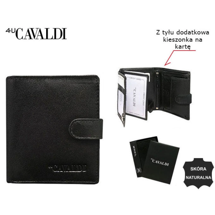 CAVALDI 4U RFID bőr pénztárca 0720L-P-BS-RFID