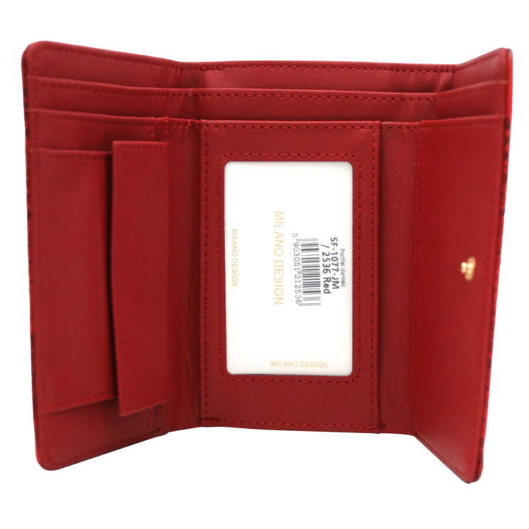 MILANO DESIGN PU pénztárca SF-1077-JM