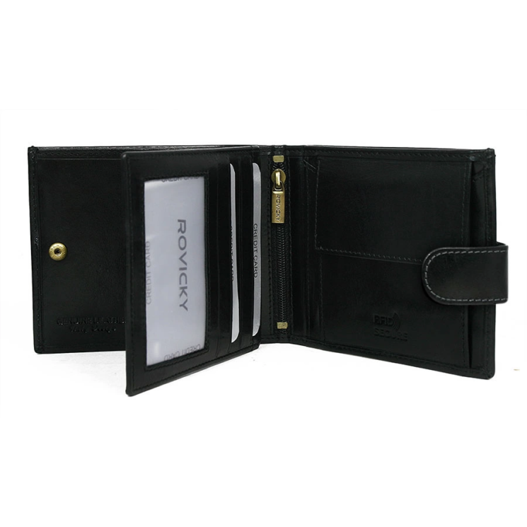 ROVICKY N01L-RVT RFID bőr pénztárca