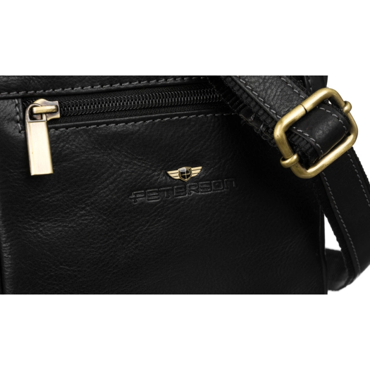 Bőr táska PTN TB-011-COM BLACK