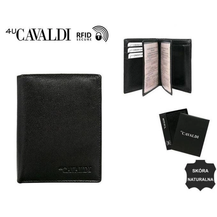 CAVALDI 0800-BS RFID bőr pénztárca