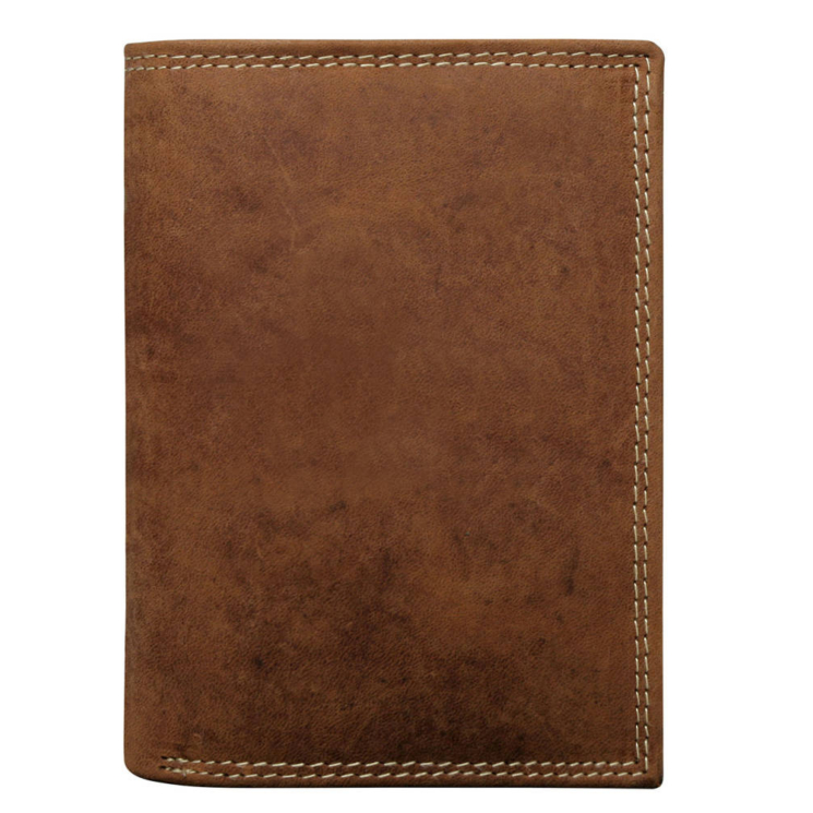Férfi bőr pénztárca N4-CHM-NL BOX-9103 Cognac