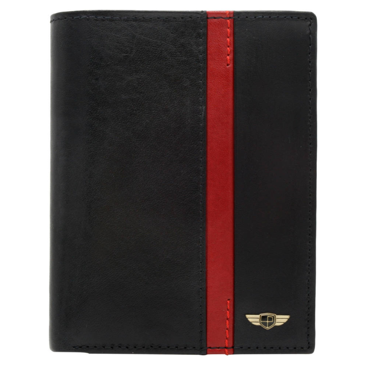Férfi bőr pénztárca PTN N575-VTP-BL-RED