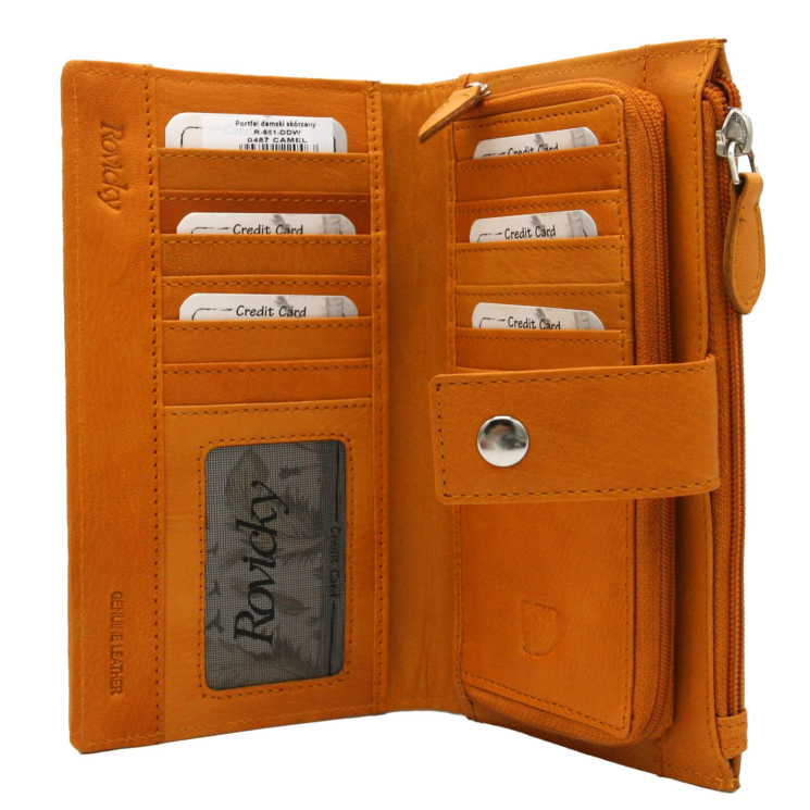 ROVICKY RFID bőr pénztárca R-861-DDW