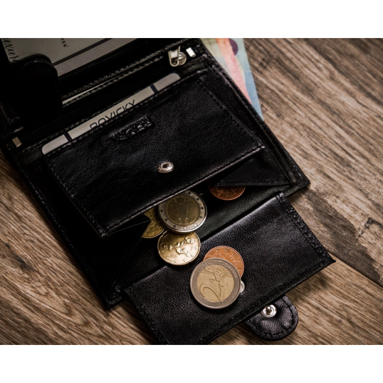 Férfi RFID bőr pénztárca ROVICKY R-RM-10L-GCL