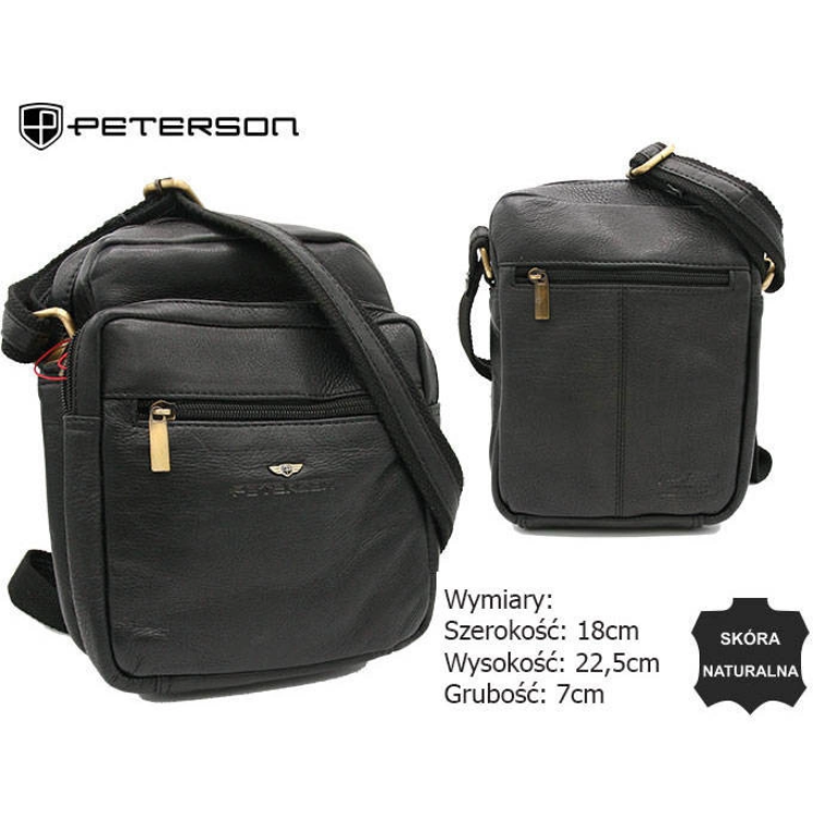 PETERSON bőrtáska PTN-376-NDM