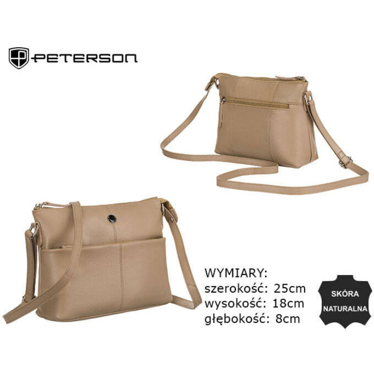 PETERSON bőr kézitáska PTN TOR-306-SNC