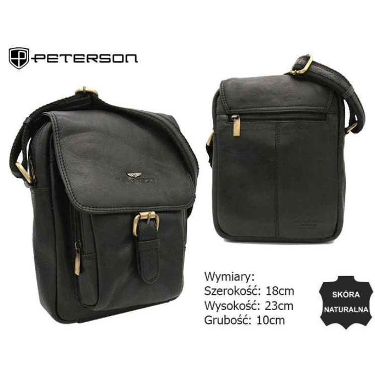 PETERSON bőrtáska PTN-372-NDM