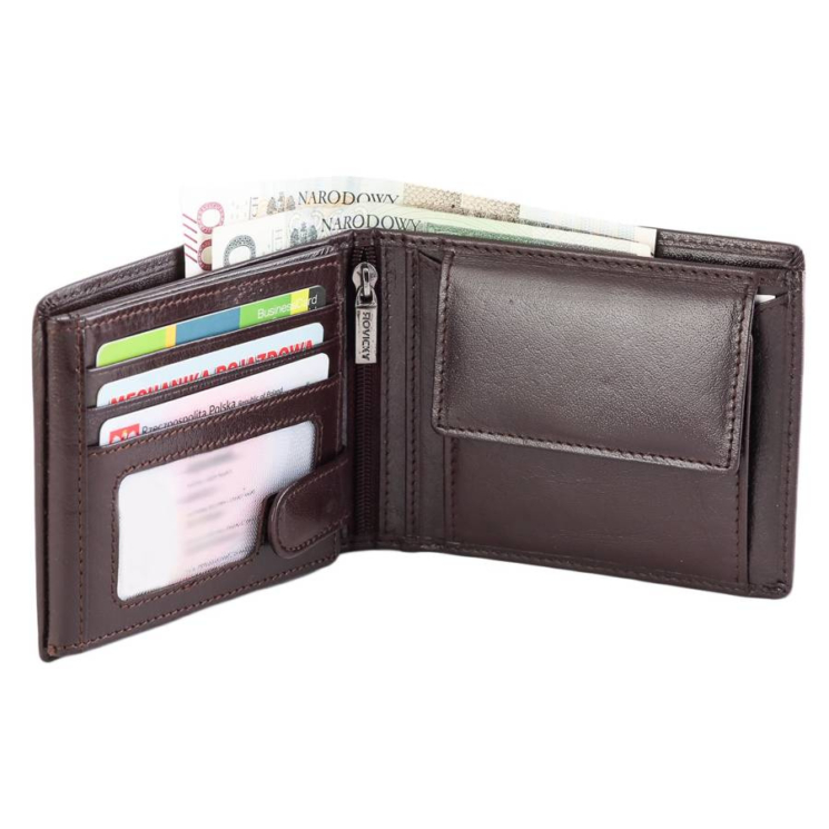 ROVICKY bőr RFID pénztárca PC-103-BAR