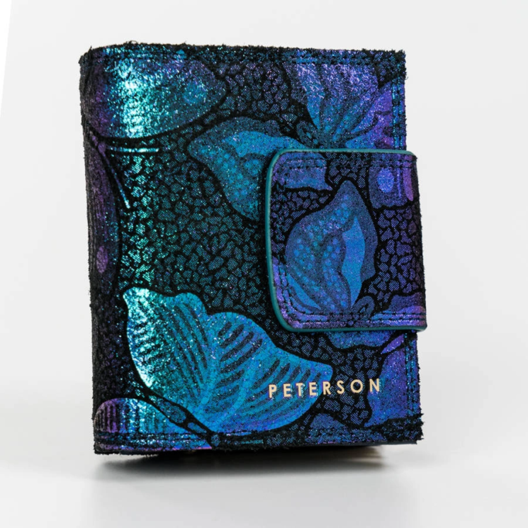 PETERSON bőr RFID pénztárca PTN 42329-ONBF Szürke