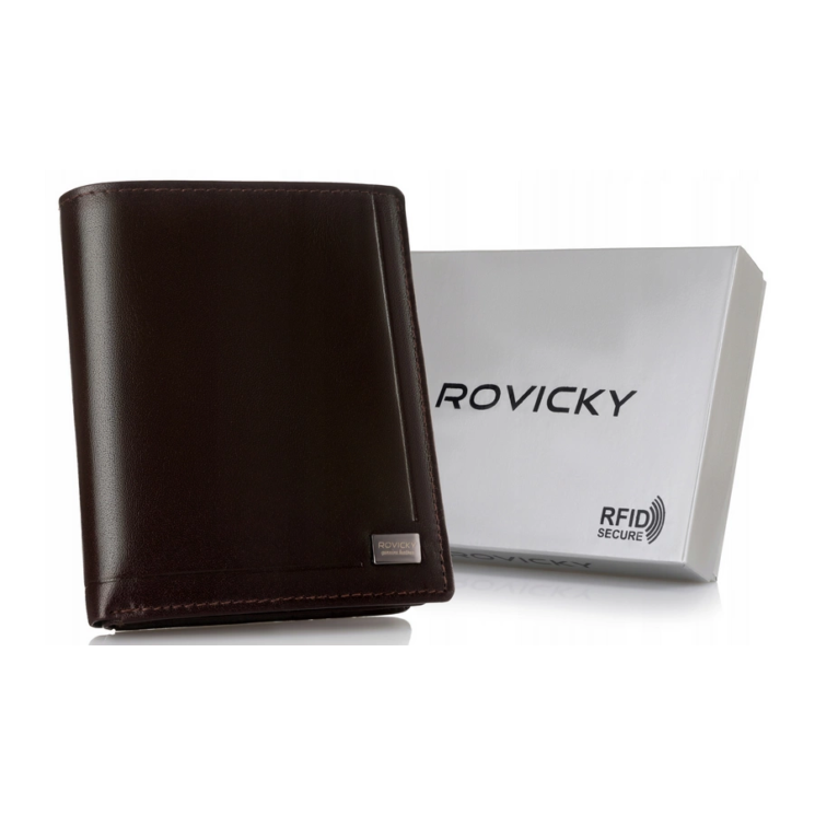ROVICKY bőr RFID pénztárca PC-108-BAR