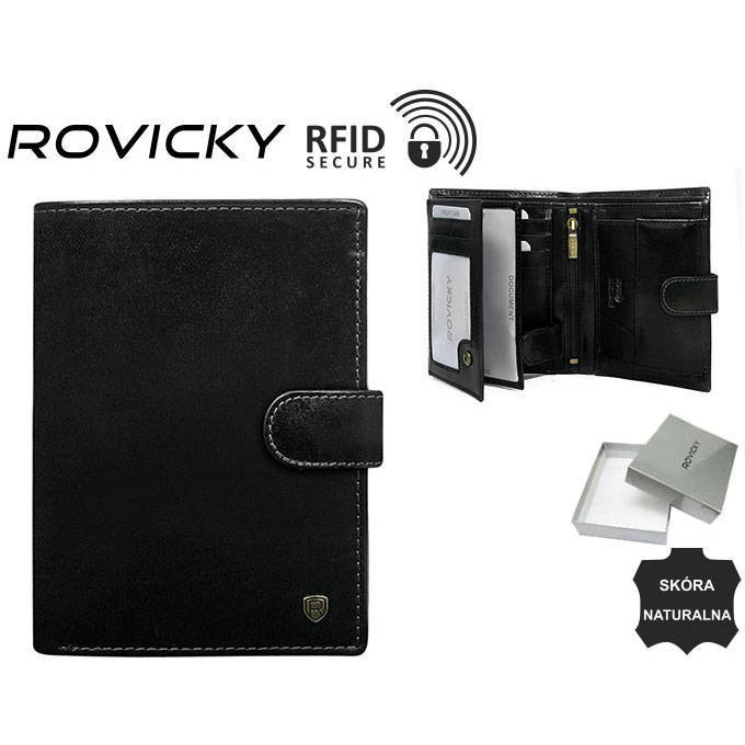 ROVICKY N4L-RVT RFID bőr pénztárca