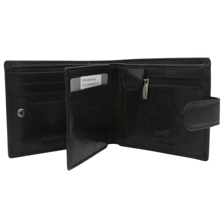 ROVICKY bőr RFID pénztárca PC-107L-BAR