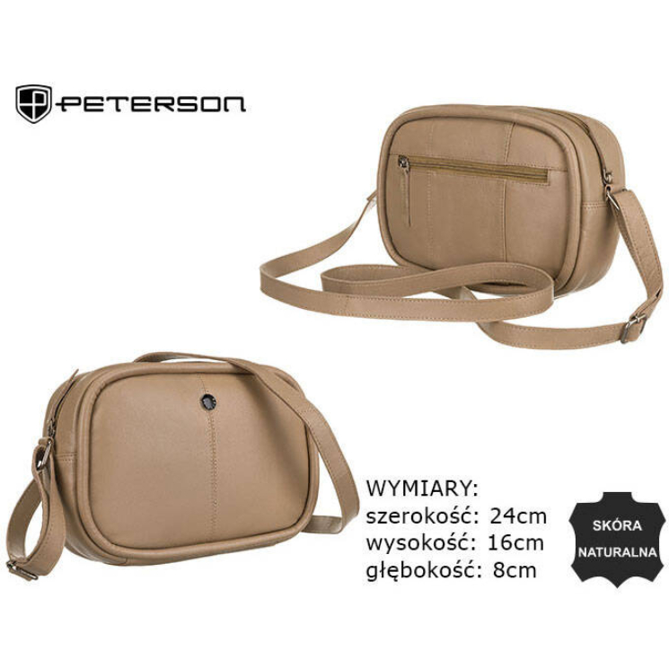 PETERSON bőr kézitáska PTN TOR-307-SNC
