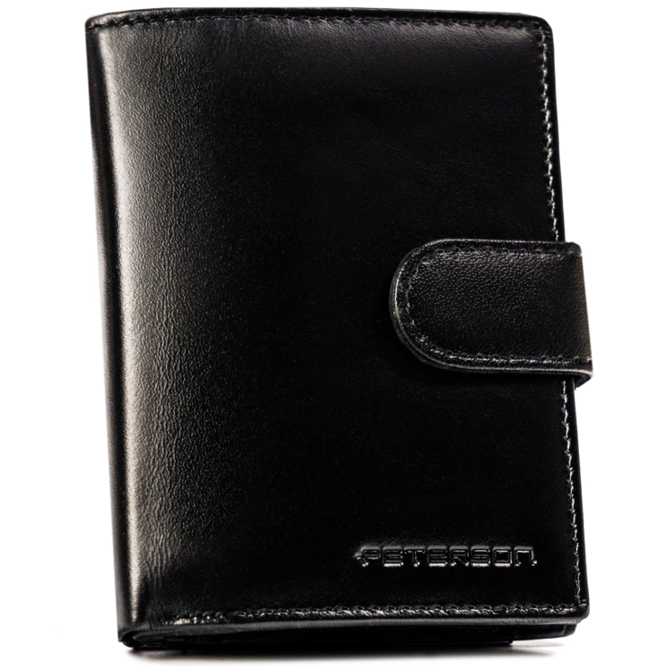 Ajándékcsomag: bőrtárca és kulcstartó PETERSON PTN SET-M-1542L-KCS