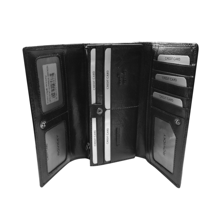 Rovicky női RFID bőr pénztárca CPR-8787-BAR