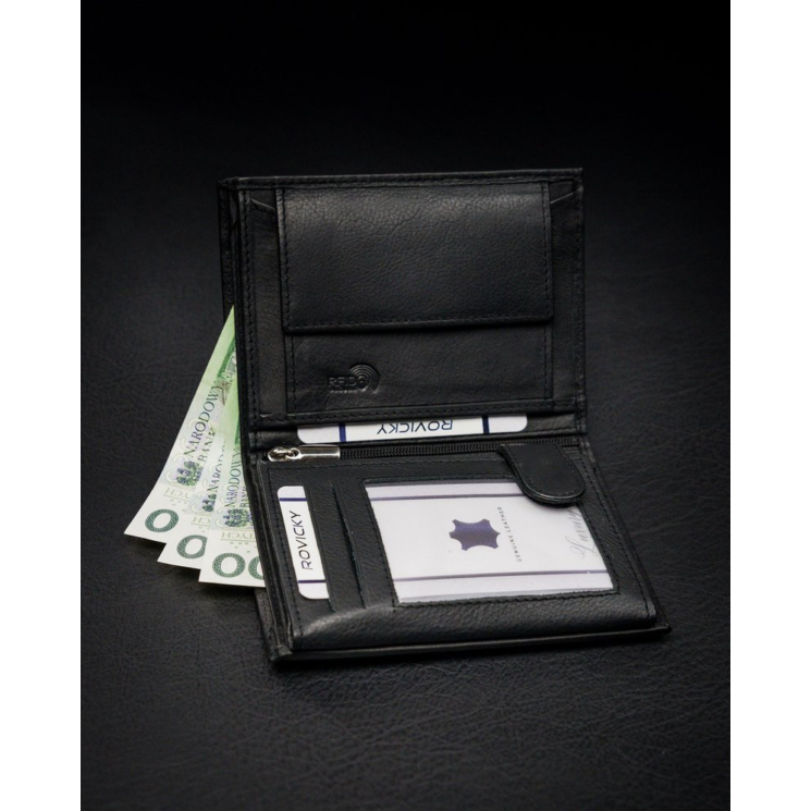 ROVICKY RFID bőr pénztárca N4-PZ-CCR-RFID